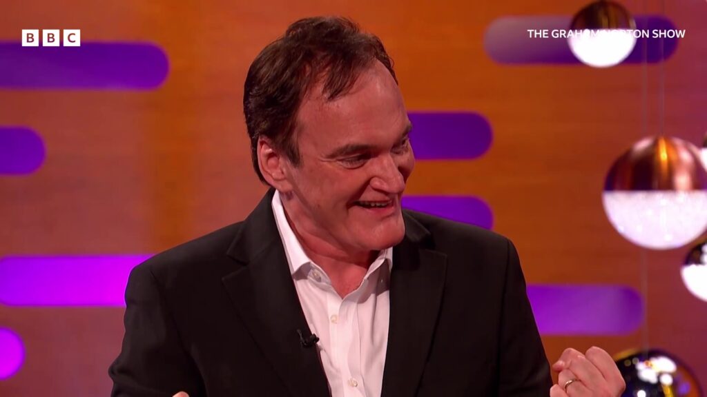 Quentin Tarantino te gast in The Graham Norton Show