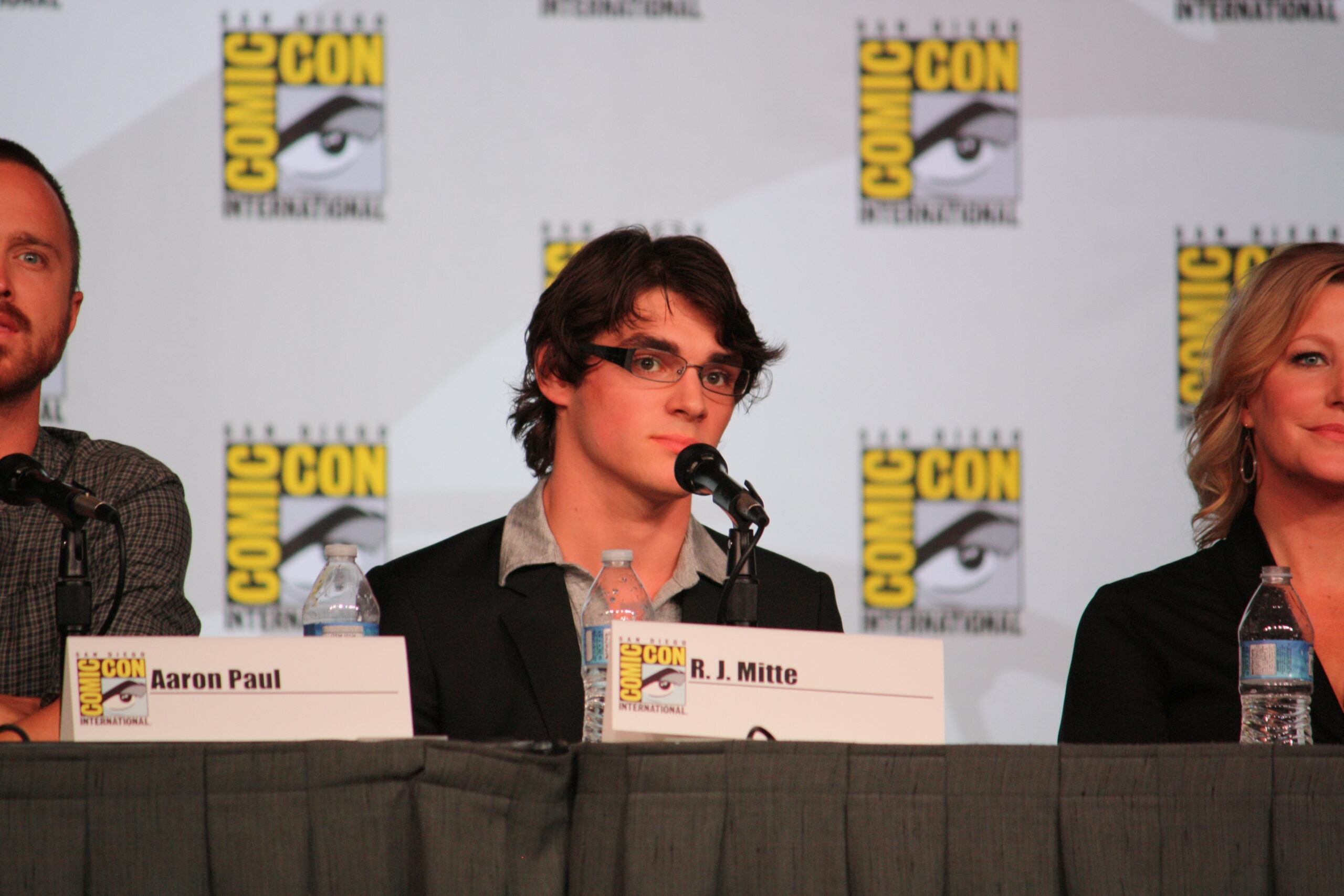 RJ Mitte tijdens Comic-Con in 2012