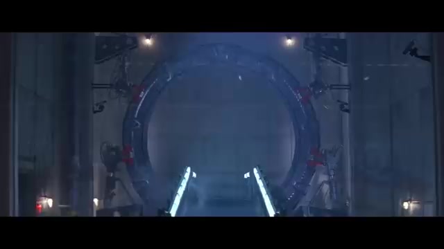 De sterrenpoort wordt geactiveerd in de film Stargate uit 1994